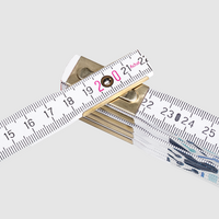 Diamant, Premium 2-m-Holz-Zollstock mit vermessingten Stahlbeschlägen, 4/0-farbig einseitig bedruckt