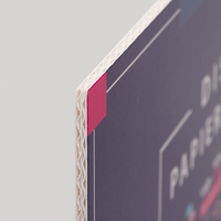 Platte, farbig bedruckt, rechteckig