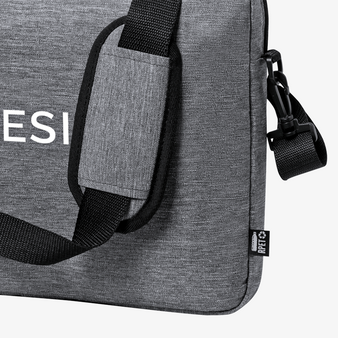 Dokumenten- und Laptoptasche aus RPET, Detailansicht