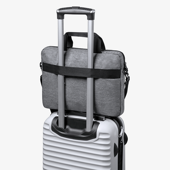 Dokumenten- und Laptoptasche aus RPET, Trollygurt