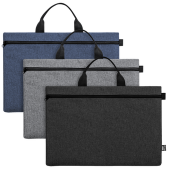 Dokumententasche aus RPET, ohne Werbeanbringung