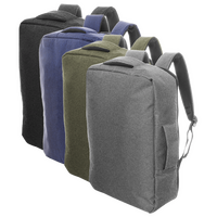 Doppelfunktionsrucksack aus RPET, ohne Werbeanbringung