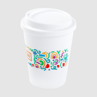Doppelwandiger To-go-Becher bedruckt