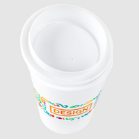 Doppelwandiger To-go-Becher bedruckt