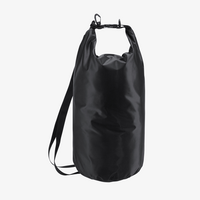 Drybag wasserdicht mit Karabinerhaken 10 l schwarz