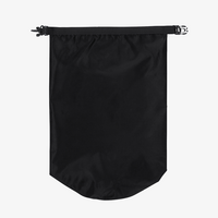 Drybag wasserdicht mit Karabinerhaken 10 l schwarz