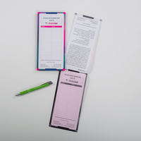 Durchschreibesätze Lang mit Stift, bedruckt, liegend