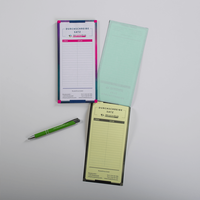 Durchschreibesätze Lang mit Stift, bedruckt, liegend