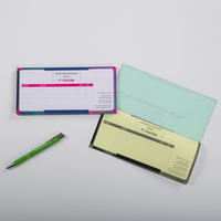 Durchschreibesätze mit Stift, bedruckt, liegend