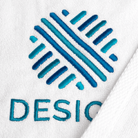 Duschtuch aus recycelter Baumwolle, 450 g/m², Detailansicht