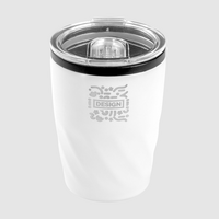 Edelstahlbecher mit Trinkdeckel graviert