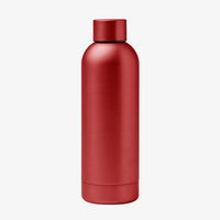Edelstahl-Isolierflasche 550 ml rot