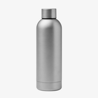 Edelstahl-Isolierflasche 550 ml silber