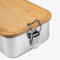Edelstahl-Lunchbox Detail Verschluss