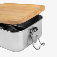 Edelstahl-Lunchbox Detail Verschluss