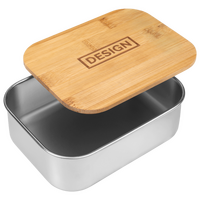 Edelstahl-Lunchbox Deckel geöffnet