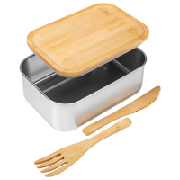 Edelstahl-Lunchbox Bestandteile