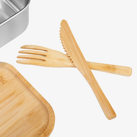 Edelstahl-Lunchbox Besteck