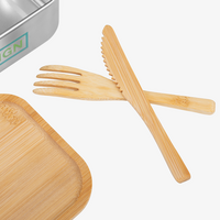 Edelstahl-Lunchbox Besteck