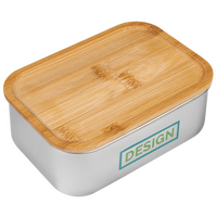 Edelstahl-Lunchbox Draufsicht