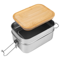 Edelstahl-Lunchbox Draufsicht