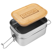 Edelstahl-Lunchbox Draufsicht