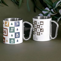 Edelstahl-Sublimationstasse