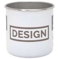 Edelstahltasse front