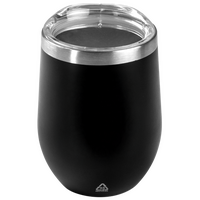 Edelstahl-Thermobecher in bauchiger Form unbedruckt