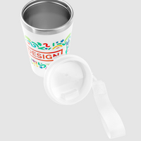 Edelstahl-Thermobecher in To-go-Optik bedruckt