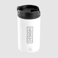 Edelstahl-Thermobecher mit Innenseite aus Kunststoff graviert