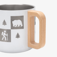 Edelstahl-Thermotasse graviert