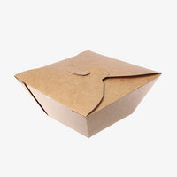 Lunchbox, natur, geschlossen