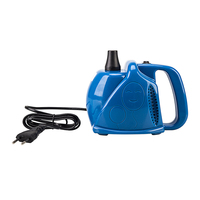 Ballonpumpe, Blau, Seitenansicht