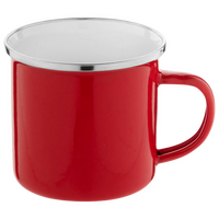 Emaille-Tasse Vintage-Stil