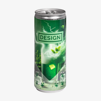 Energydrink, farbig bedruckt, Motiv