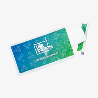 Erfrischungstuch, farbig bedruckt, Motiv, Offen