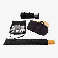 Messetheke, farbig bedruckt, details, transport