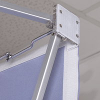 Messewand, farbig bedruckt, details