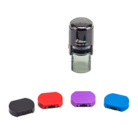 Stempel schwarz, farbige kissen