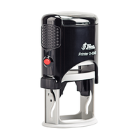 Stempel Ovaler, schwarz, stehend 