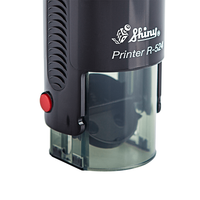 Stempel schwarz, stehend