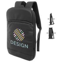 Erweiterbarer Laptop-Rucksack aus wasserdichtem PU