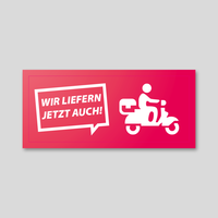 Etiketten, farbig bedruckt, rechteckig