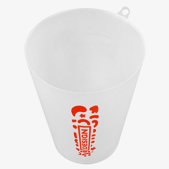 Eventbecher mit Lanyard-&Ouml;se Tampondruck