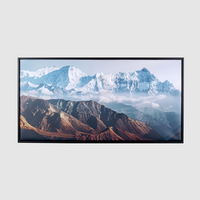 Leinwand, farbig bedruckt, Motiv Berg