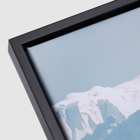 Leinwand, farbig bedruckt, Motiv Berg, details