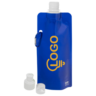 Faltbare Sportflasche aus RPET, 500 ml