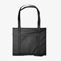 Faltbarer Kofferraum-Organizer mit Henkel geschlossen