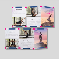 Faltblatt gefalzt auf 12,0 cm x 18,0 cm vertikaler Zickzackfalz 6-seitig farbig bedruckt aufgefaltet